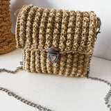 nocciolina a tracolla crochet bag