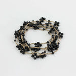 Collana Black - collana all'uncinetto e perline - fafiki