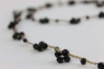 Collana Black - collana all'uncinetto e perline - fafiki